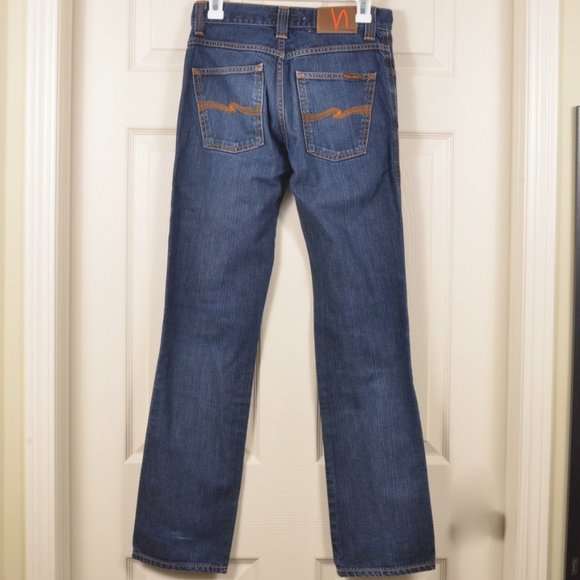 Nudie Jeans 🇮🇹 29 Slim Jim Dry Broken Twill Cotton Jean - Picture 2 of 8